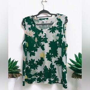 Liz Claiborne Women’s Sleeveless Floral Top Size XXL